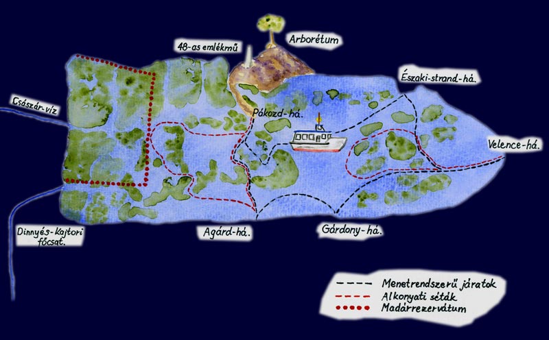 velencei tó szabadstrand térkép Hajó menetrend Velencei tó   Velenceikistérség.hu velencei tó szabadstrand térkép